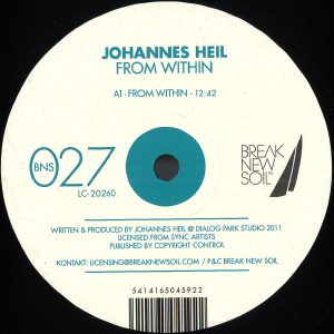 JOHANNES HEIL - FROM WITHIN (BO)