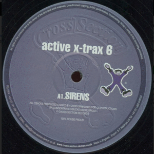 CHRIS SIMMONDS  - ACTIVE X-TRAX 6 (1999, VINYL)
