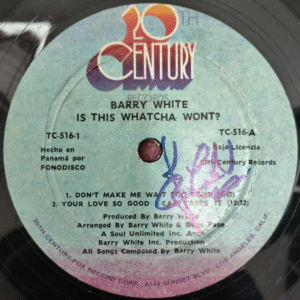 Barry White – Is This Whatcha Wont? (BA)