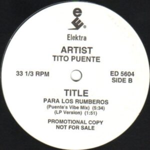 Tito Puente – Para Los Rumberos (VG+)