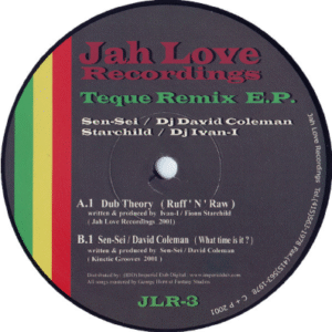 Sen-Sei / DJ David Coleman / Starchild / DJ Ivan-I – Teque Remix E.P (VG+)