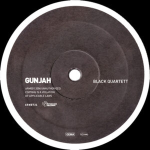 Pre Venta - Disponible Octubre 30 2026-_-Gunjah - Black Quartett (12") (ARMUT24 - ARM001)-Very Good Plus (VG+)