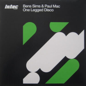 Pre Venta - Disponible Octubre 30 2026-_-Ben Sims & Paul Mac - One Legged Disco EP (12", EP) (Intec Records - INTEC30)-Very Good Plus (VG+)