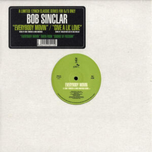 Pre Venta - Disponible Octubre 30 2026-_-Bob Sinclar - Everybody Movin (12") (Vendetta Records - VENMX 815 (N))-Near Mint (NM or M-)